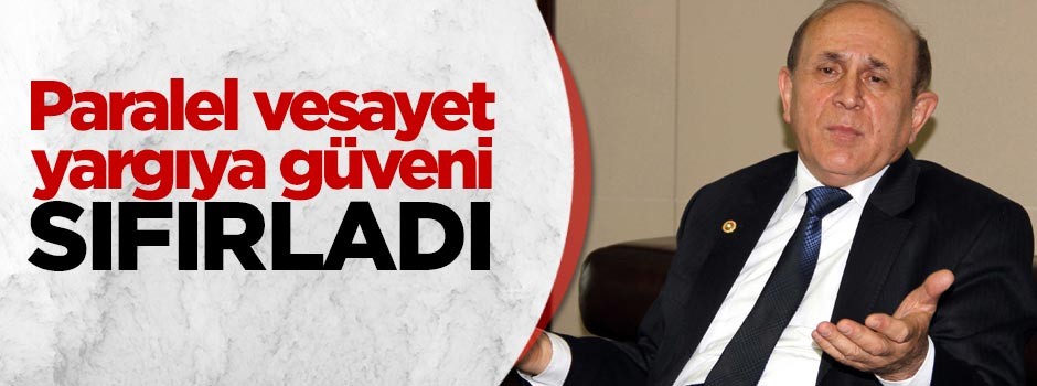 Paralel vesayet yargıya güveni sıfırladı