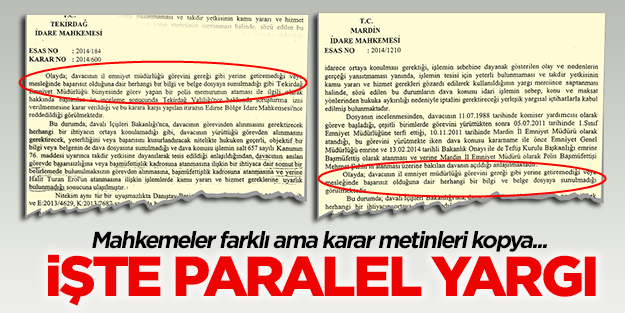 Paralelciler matbu kararlar dağıtmış