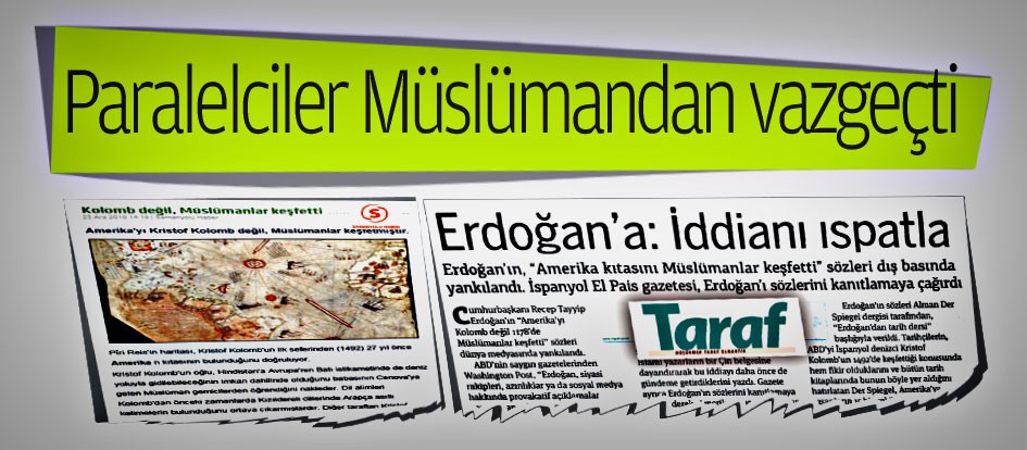 Paralelciler Müslümandan vazgeçti