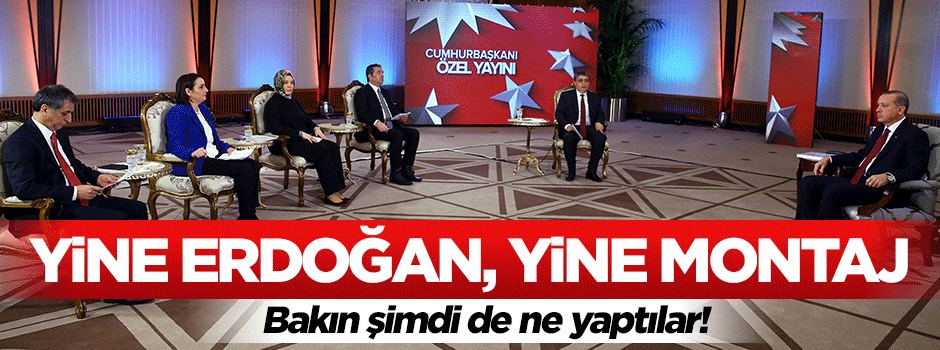 Paralelciler yaptıkları montajla yaygara koparmaya çalıştı