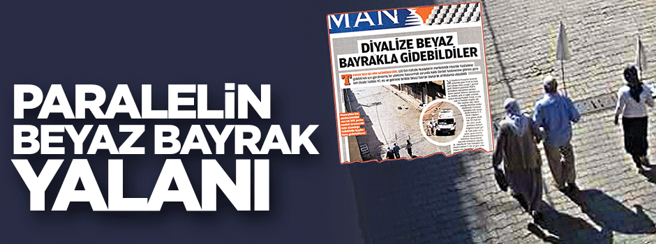 Paralelin beyaz BAYRAK YALANI