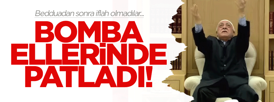 Paralelin bomba kumpası elinde patladı!