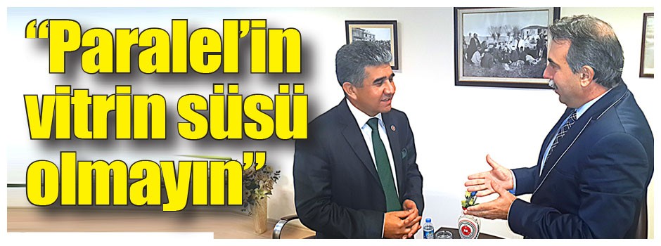 Paralelin vitrin süsü olmayın