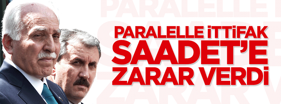 Paralelle ittifak SP’ye zarar verdi