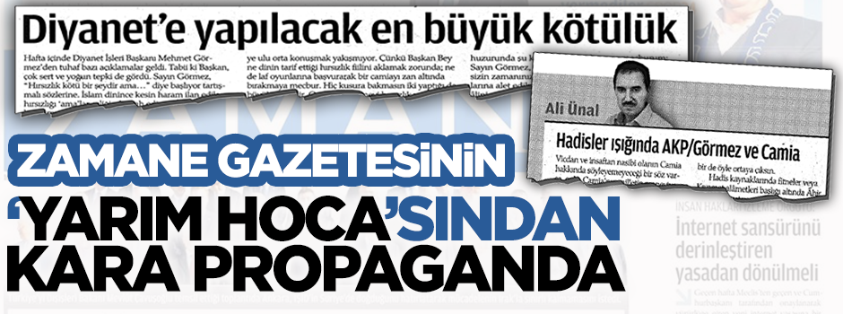 Paraleller Diyanet'e karşı kara propagandaya başladı