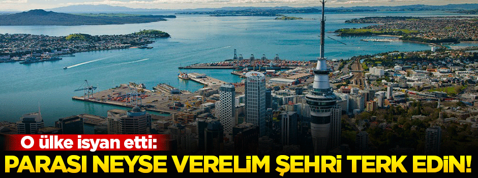 'Parası neyse verelim şehri terk edin'