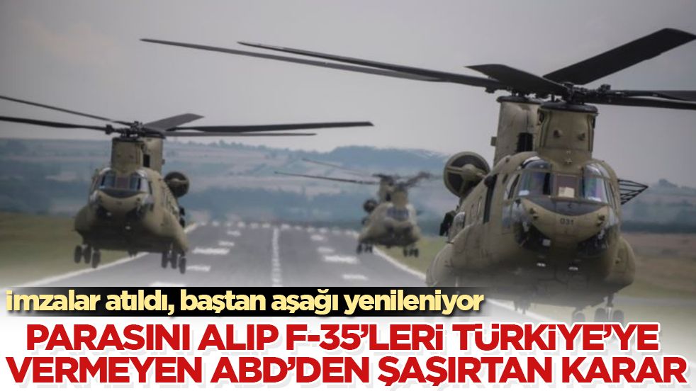 Parasını takır takır alıp F-35’leri Türkiye’ye vermeyen ABD’den şaşırtan karar! İmzalar atıldı, baştan aşağı yenileniyor 
