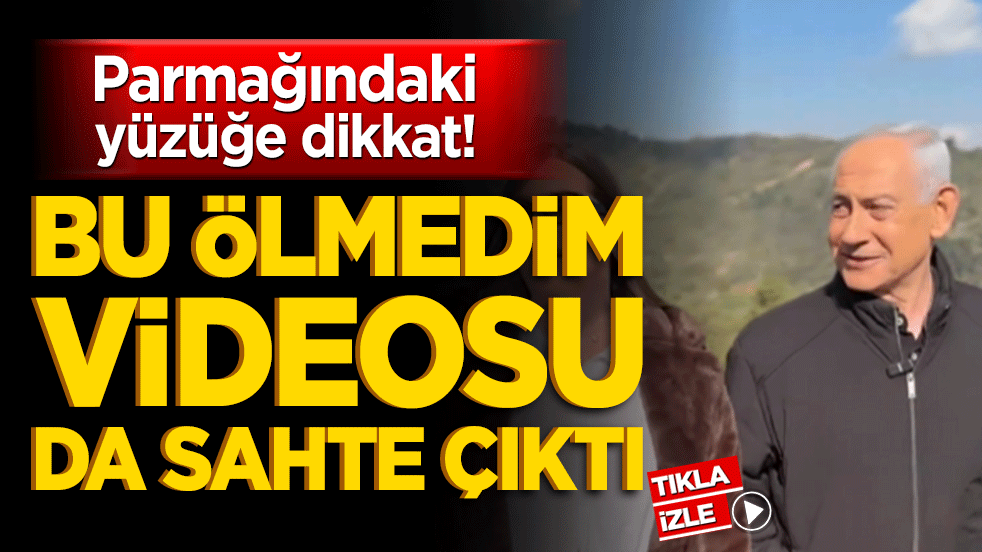 Parmağındaki yüzüğe dikkat! Bu ölmedim videosu da sahte çıktı