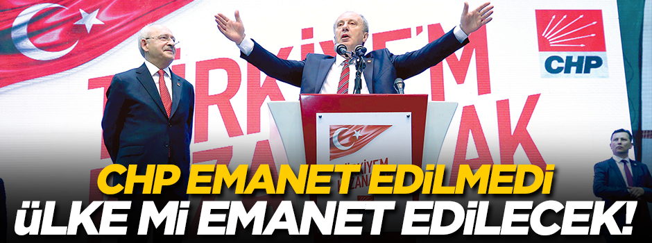 Parti emanet edilmeyene ülke teslim edilmez!