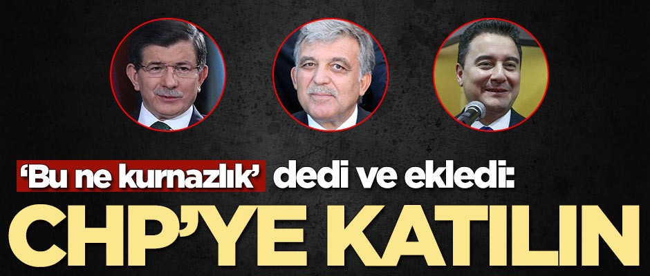 Parti kuracağı iddia edilen Ahmet Davutoğlu, Abdullah Gül ve Ali Babacan hakkında çarpıcı yazı: CHP'ye katılın