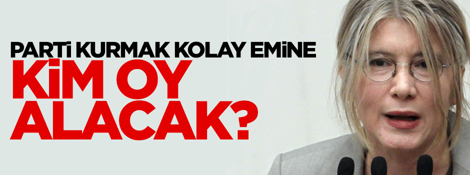 Parti kurmak kolay, oy almak için lider olmak lazım