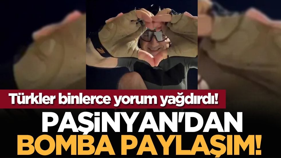 Paşinyan'dan bomba paylaşım! Türkler binlerce yorum yağdırdı!