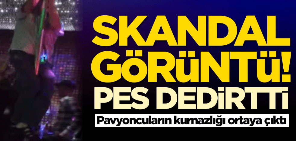 Pavyoncuların skandalı ortaya çıktı! Tepki çeken görüntü