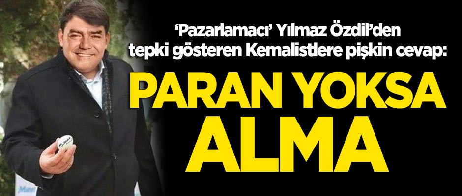 'Pazarlamacı' Yılmaz Özdil'den 'M. Kemal' sömürüsüne pişkin cevap: Paran yoksa alma