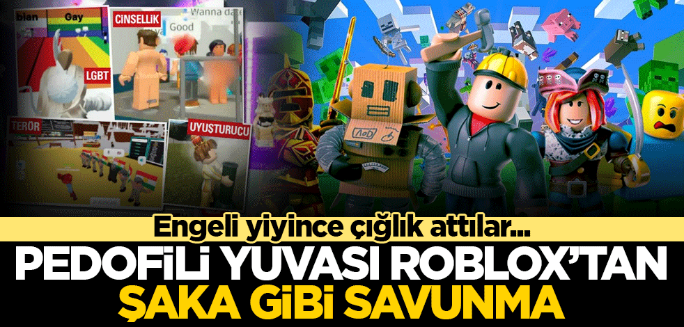 Pedofili yuvası Roblox'tan şaka gibi savunma!