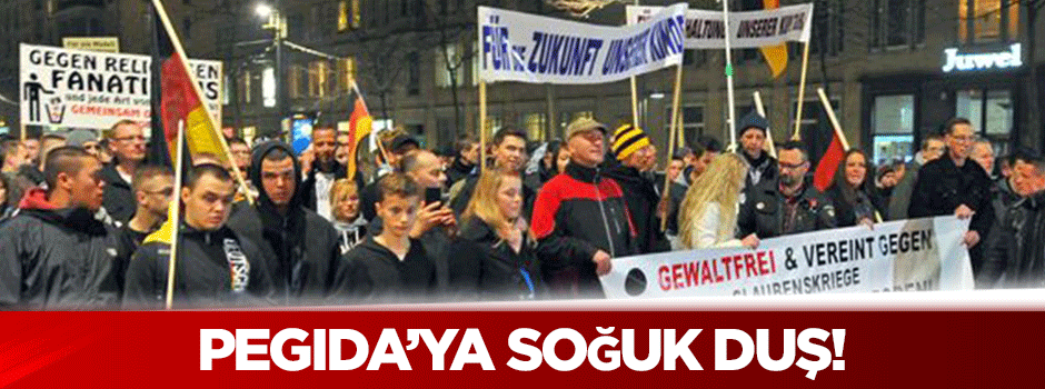 PEGIDA'ya soğuk duş!