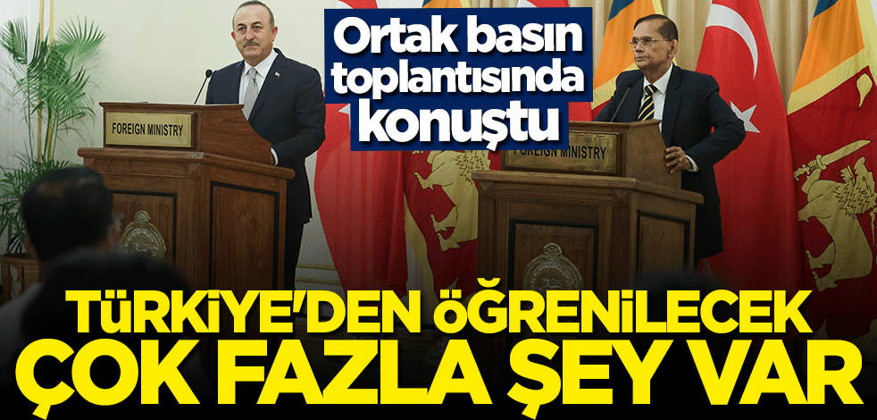 Peiris: Türkiye'den öğrenilecek çok şey var