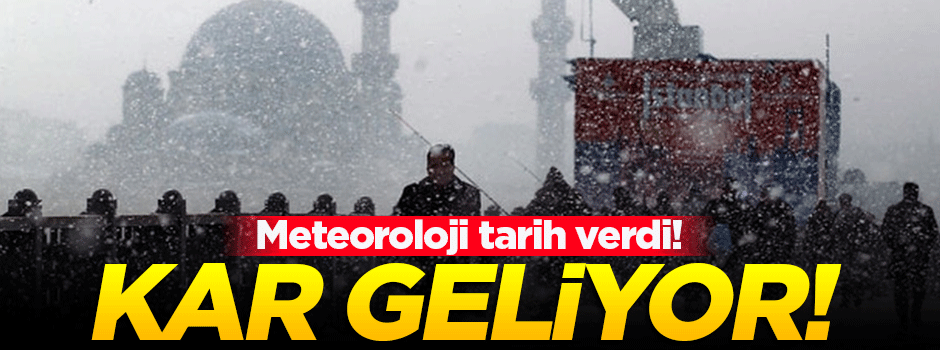 Pek çok ile kar geliyor! İstanbul'a ne zaman kar yağacak?