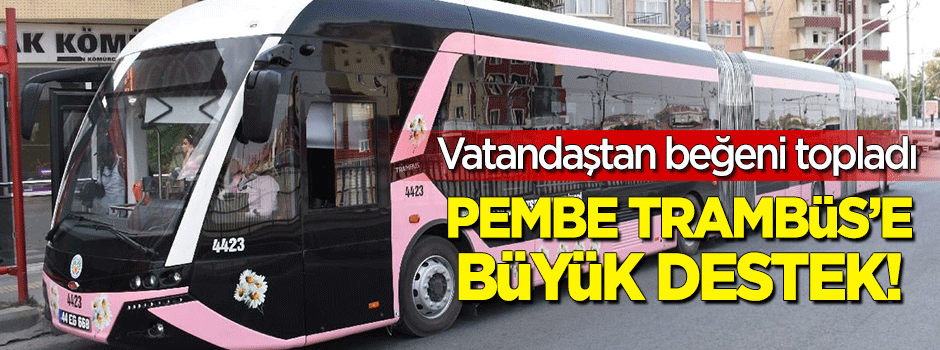 Pembe trambüse destek