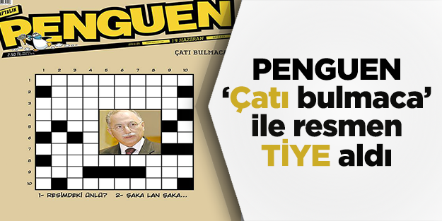 Penguen dergisinden tiye alan çatı aday kapağı