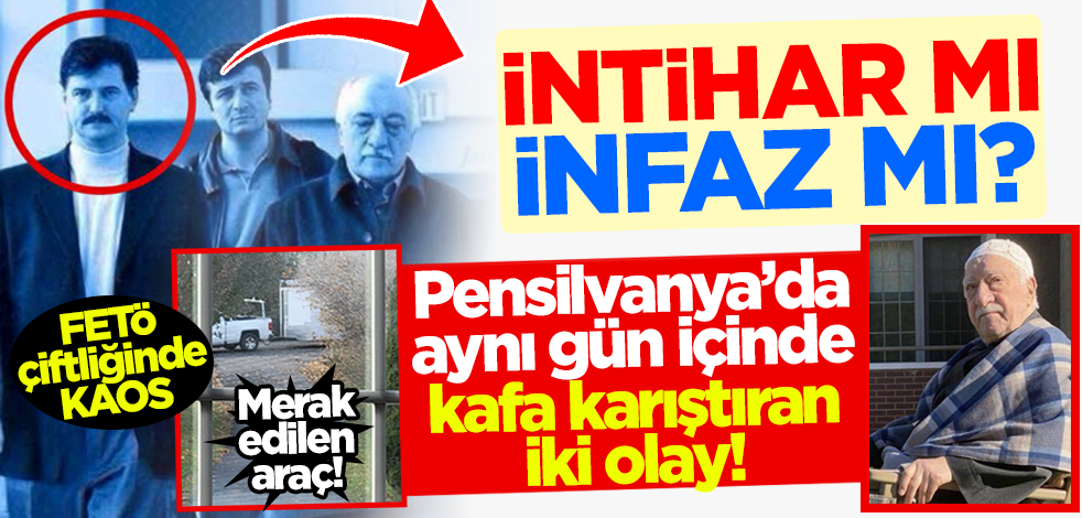 Pensilvanya'da aynı gün içinde kafa karıştıran iki olay! İntihar mı infaz mı?