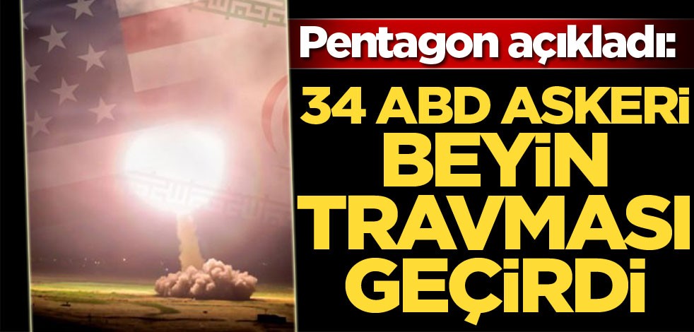 Pentagon açıkladı: 34 ABD askeri beyin travması geçirdi