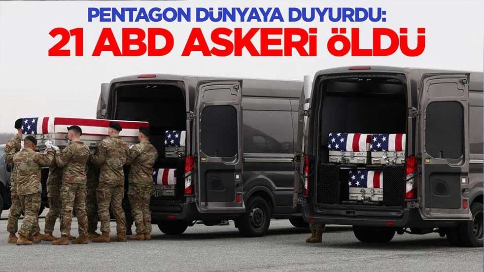Pentagon dünyaya duyurdu: 21 ABD askeri öldü
