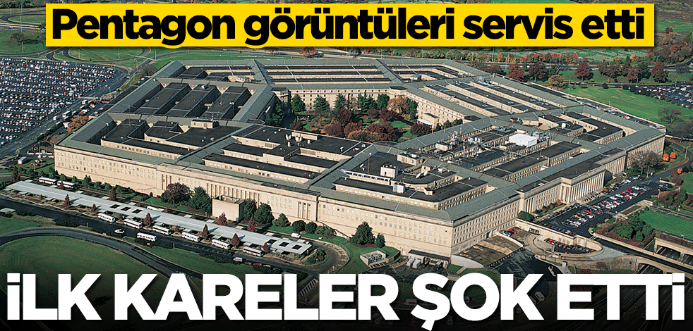 Pentagon füze görüntülerini servis etti! İlk kareler şok etti