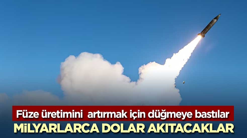 Pentagon füze üretiminde büyük bir artış duyurdu