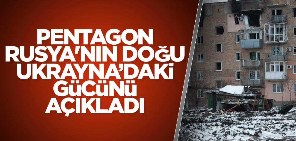 Pentagon Rusya'nın Doğu Ukrayna’daki gücünü açıkladı