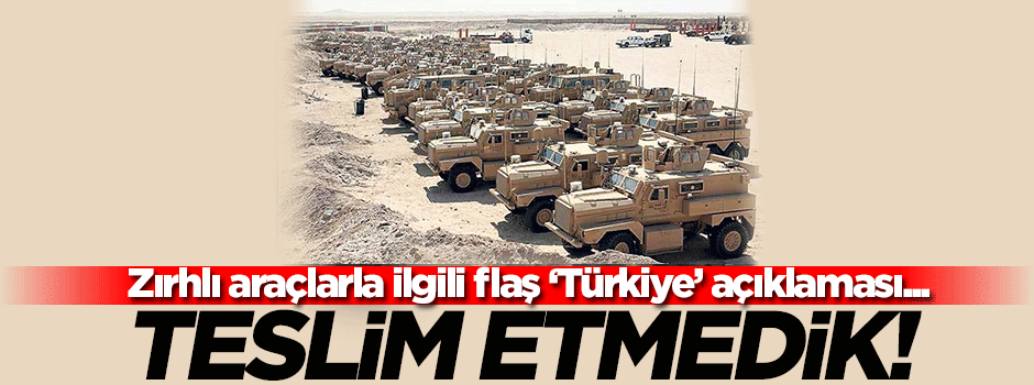 Pentagon: Silahları henüz YPG’ye teslim etmedik