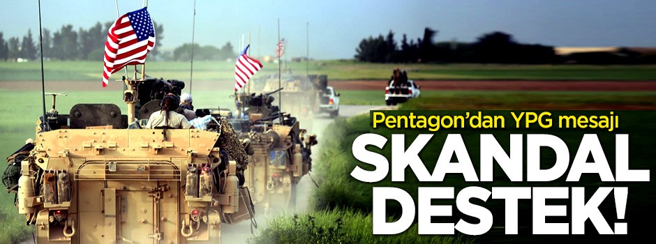 Pentagon: YPG'ye desteğe devam ediyoruz