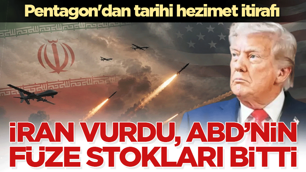 Pentagon'dan tarihi hezimet itirafı: İran vurdu, ABD'nin füze stokları bitti