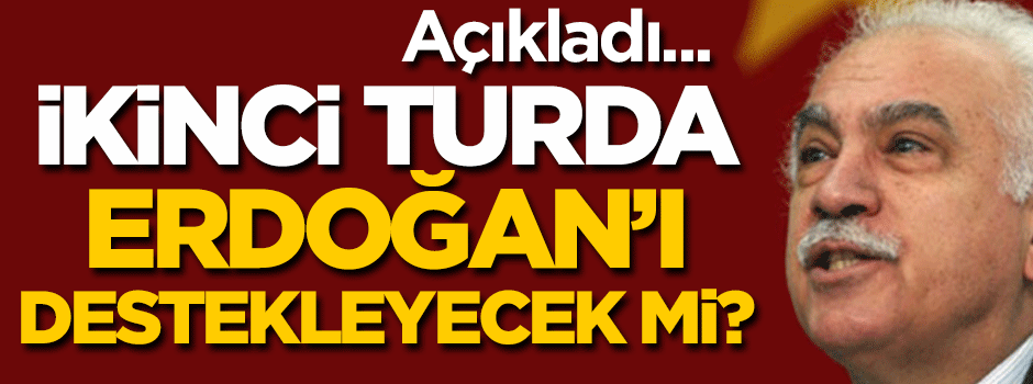 Perinçek ikinci turda Erdoğan'ı destekleyecek iddialarına cevap verdi