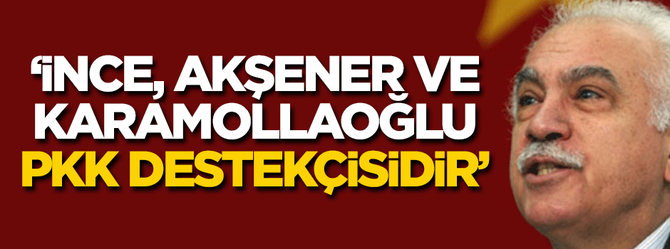 Perinçek: İnce, Akşener ve Karamollaoğlu PKK destekçisidir