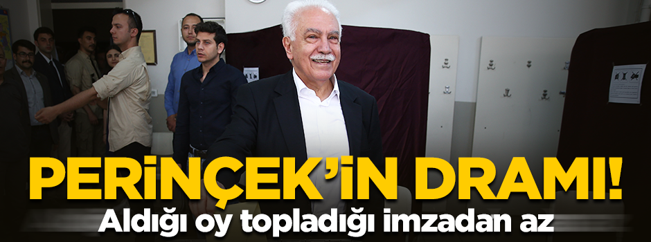 Perinçek'in aldığı oy topladığı imzadan az