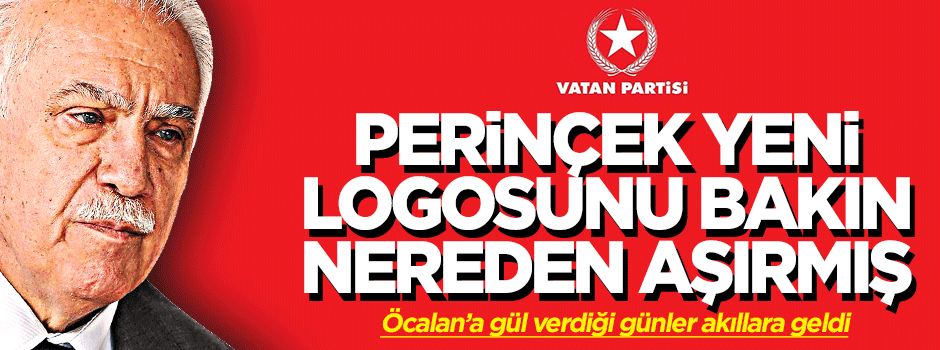 Perinçek'in Vatan Partisi'nin logosu PKK/PYD'den çalınmış