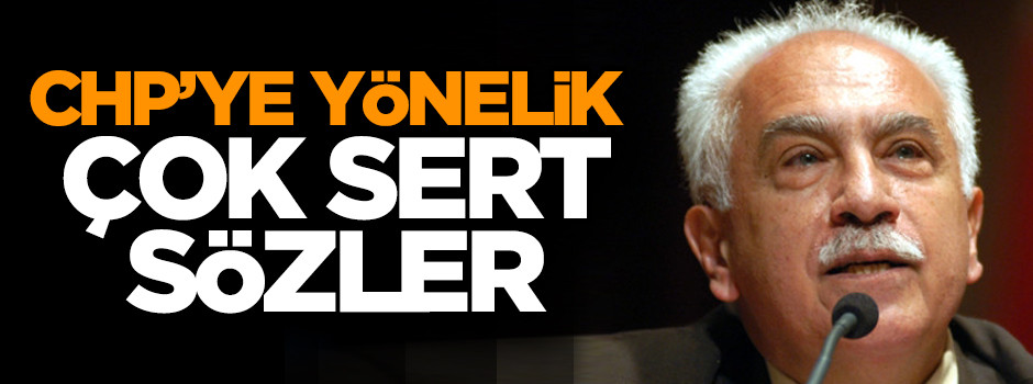 Perinçek’ten CHP’ye çok sert eleştiriler… ‘O yürüyüş…’