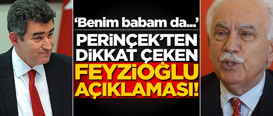 Perinçek'ten dikkat çeken "Feyzioğlu" açıklaması! "Benim babam da..."