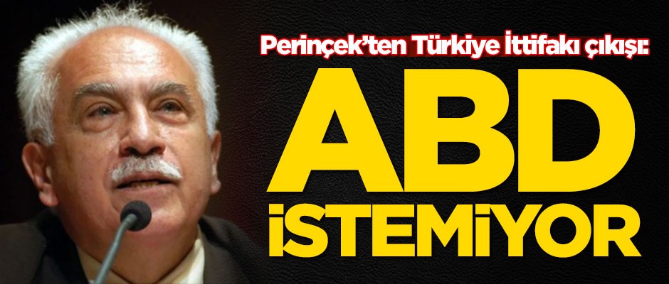 Perinçek'ten Türkiye ittifakı çıkışı: ABD istemiyor