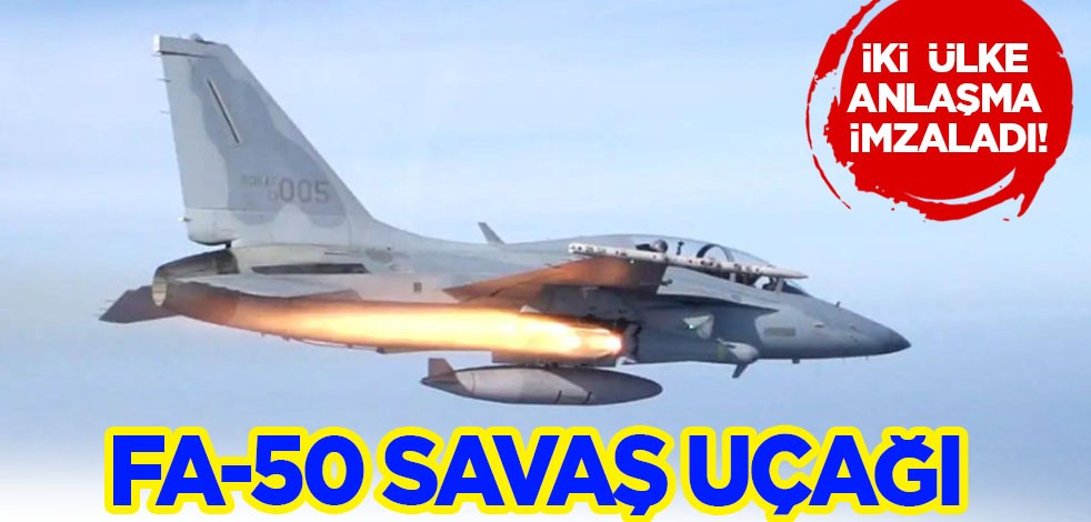 Peru, Güney Koreli KAI şirketiyle FA-50 savaş uçağı için dev anlaşma imzaladı! Çalışmalar başlandı diyerek duyurdu!