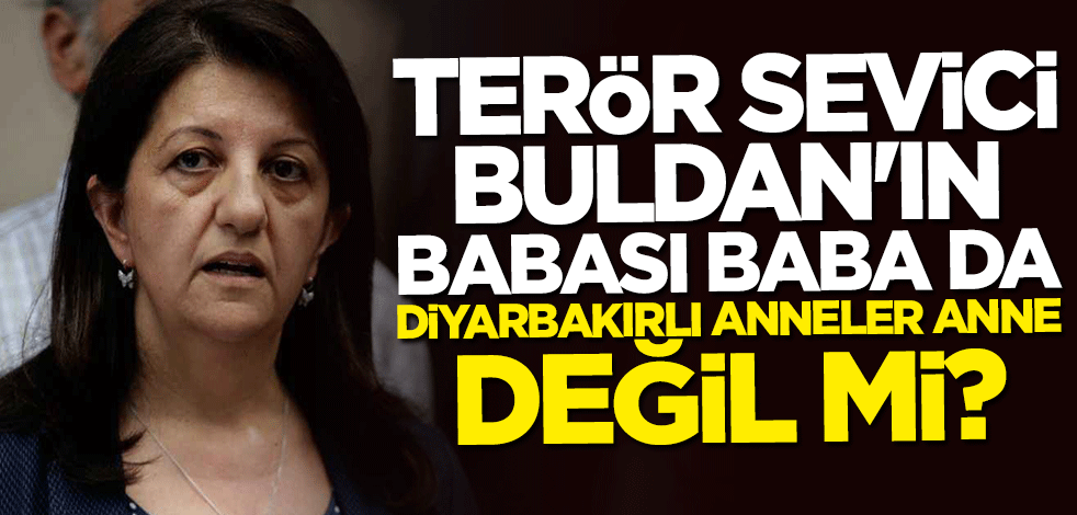 Pervin Buldan'ın babası baba da Diyarbakırlı anneler anne değil mi?
