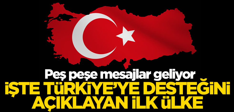 Peş peşe depremler mesajları geliyor! İşte Türkiye'ye desteğini açıklayan ilk ülke