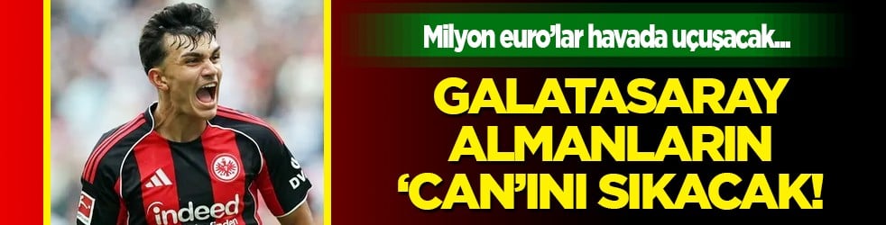 Peş peşe teklifler gündeme oturdu: Galatasaray'dan Can Uzun harekatı! Frankfurt'un inadını kıracak teklif