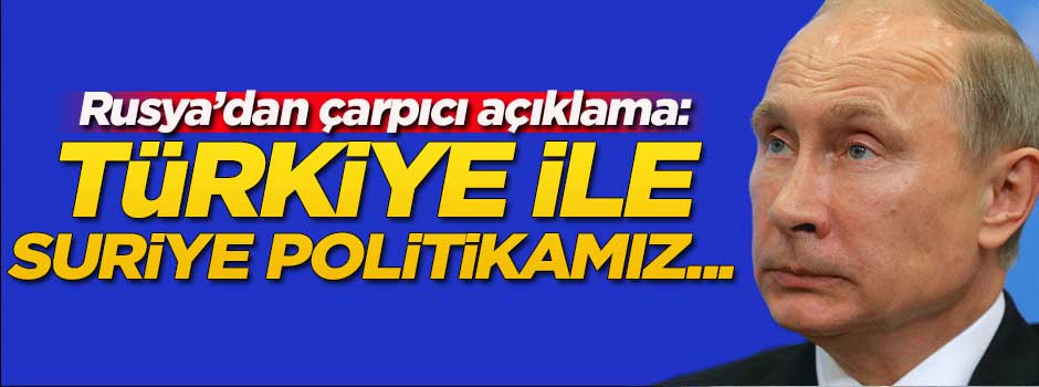 Peskov: Türkiye ile Suriye konusunda fikir ayrılıkları var