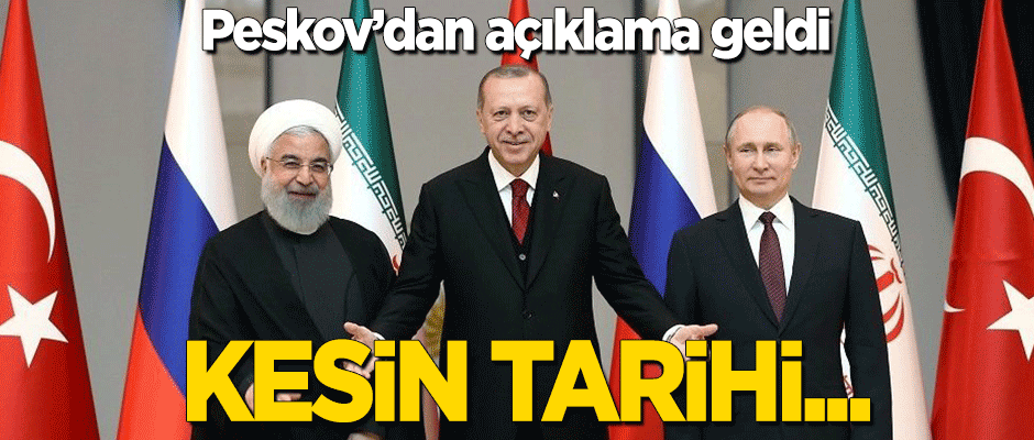 Peskov'dan açıklama geldi: Kesin tarihi...