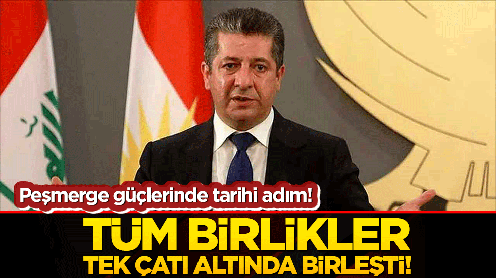Peşmerge güçlerinde tarihi adım! Tüm birlikler tek çatı altında birleşti!