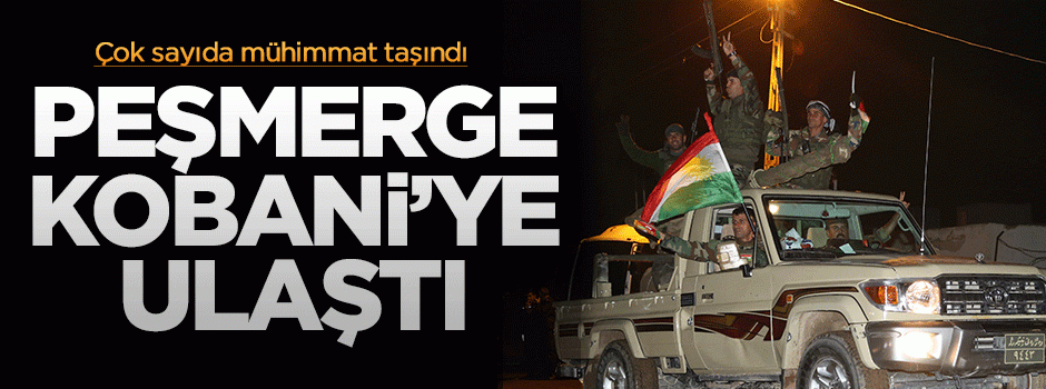 Peşmerge Kobani'ye hareket etti