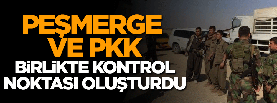 Peşmerge ve PKK birlikte kontrol noktası oluşturdu