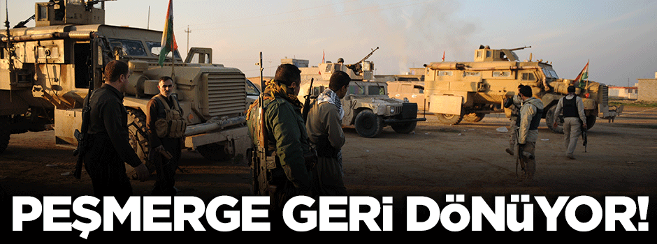 Peşmergeler geri dönüyor!